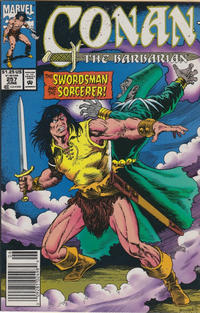 Cover for Conan the Barbarian (Marvel, 1970 series) #257 [Newsstand]
