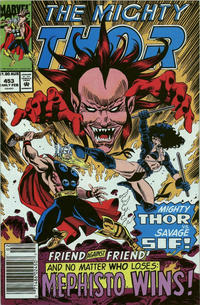 Cover for Thor (Marvel, 1966 series) #453 [Australian]