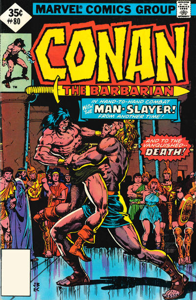 Cover for Conan the Barbarian (Marvel, 1970 series) #80 [Whitman]