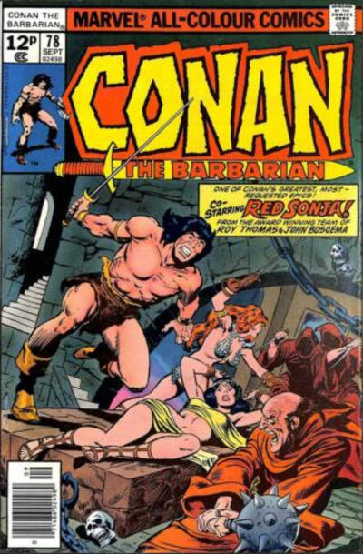 Cover for Conan the Barbarian (Marvel, 1970 series) #78 [British]