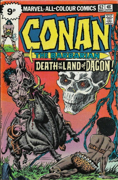 Cover for Conan the Barbarian (Marvel, 1970 series) #62 [British]