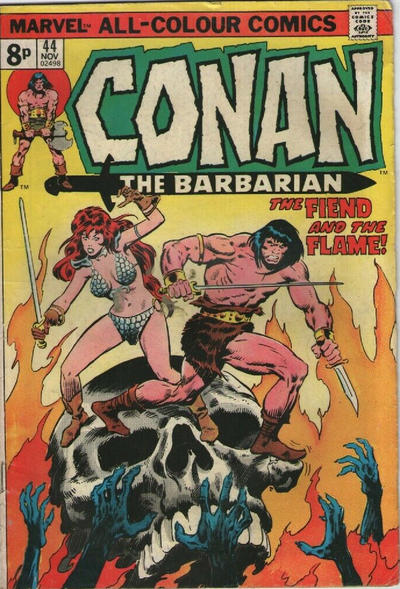 Cover for Conan the Barbarian (Marvel, 1970 series) #44 [British]