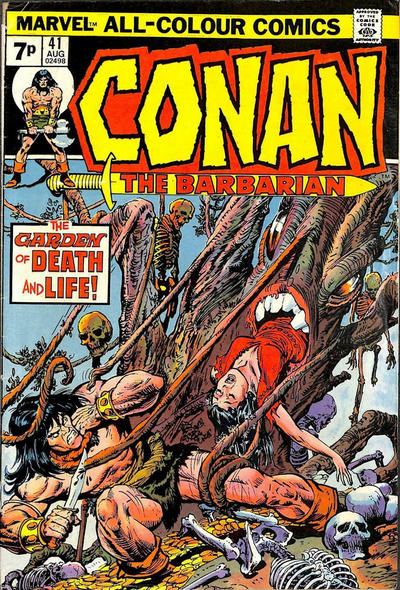 Cover for Conan the Barbarian (Marvel, 1970 series) #41 [British]