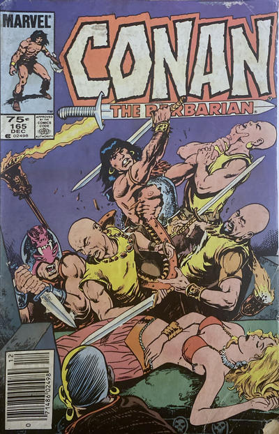 Cover for Conan the Barbarian (Marvel, 1970 series) #165 [Canadian]