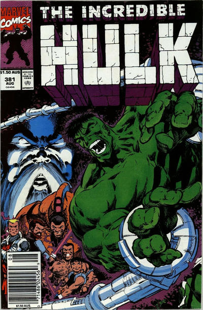 Cover for The Incredible Hulk (Marvel, 1968 series) #381 [Australian]