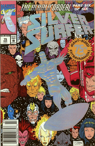 Cover for Silver Surfer (Marvel, 1987 series) #75 [Australian]