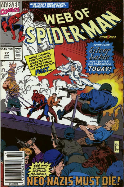 Cover for Web of Spider-Man (Marvel, 1985 series) #72 [Direct]