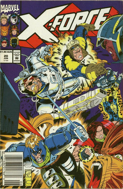 Cover for X-Force (Marvel, 1991 series) #20 [Australian]