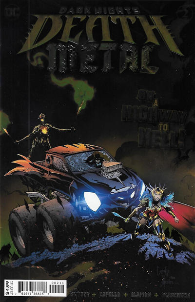 Cover for Dark Nights: Death Metal (DC, 2020 series) #2 [Greg Capullo & Jonathan Glapion Foil Cover]