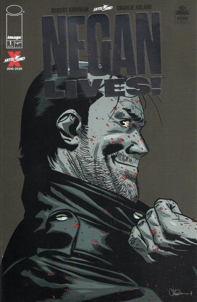 Cover for Negan Lives! (Image, 2020 series) #1 [Silver Foil Cover]