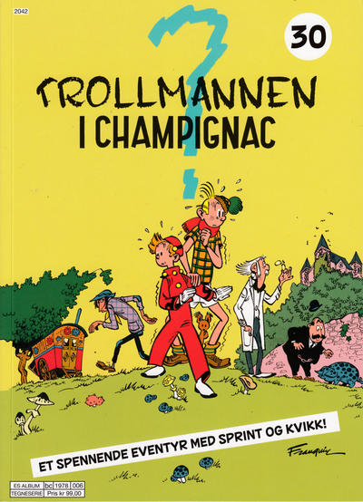 Cover for Sprint (Hjemmet / Egmont, 1998 series) #30 - Trollmannen i Champignac [2020 utgave]