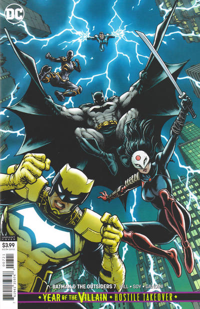 Cover for Batman & the Outsiders (DC, 2019 series) #7 [Chris Burnham Cover]