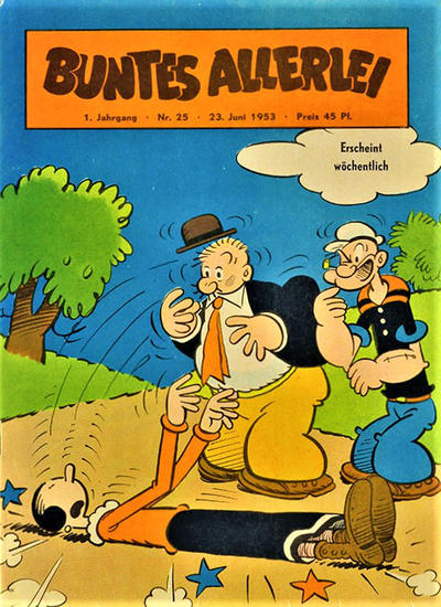 Cover for Buntes Allerlei (Aller Verlag, 1953 series) #25/1953