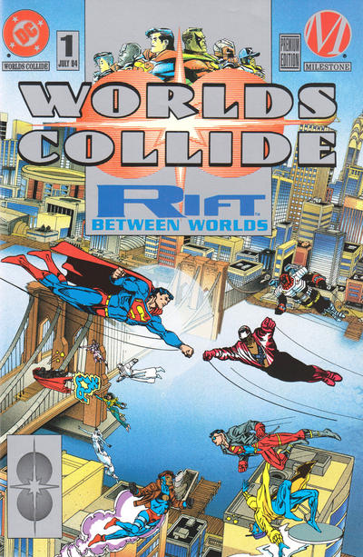 Cover for Worlds Collide (DC, 1994 series) #1 [Premium Edition (Platinum)]