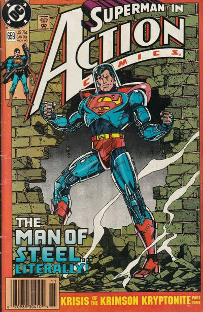 Cover for Action Comics (DC, 1938 series) #659 [Newsstand]