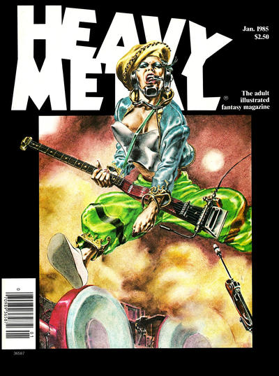 Cover for Heavy Metal Magazine (Heavy Metal, 1977 series) #v8#10 [Newsstand]