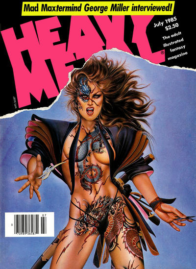 Cover for Heavy Metal Magazine (Heavy Metal, 1977 series) #v9#4 [Newsstand]