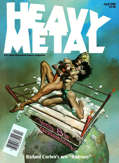 Cover for Heavy Metal Magazine (Heavy Metal, 1977 series) #v9#1 [Newsstand]