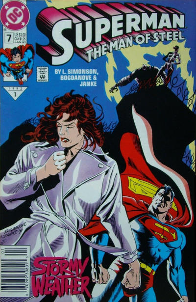 Cover for Superman: The Man of Steel (DC, 1991 series) #7 [Newsstand]