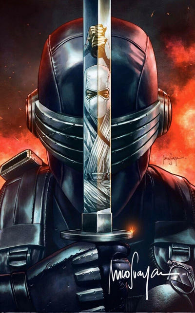 Cover for Snake Eyes: Deadgame (IDW, 2020 series) #1 [Big Time Collectibles Reflection Variant B - Mico Suayan & Alan Quah]