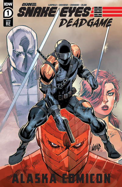 Cover for Snake Eyes: Deadgame (IDW, 2020 series) #1 [Alaska Comicon Exclusive - Rob Liefeld & Federico Blee]