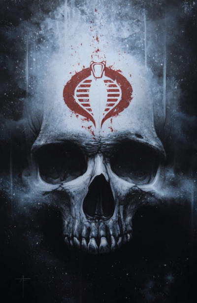 Cover for Snake Eyes: Deadgame (IDW, 2020 series) #1 [Frankie's Comics Cobra Skull Variant - Jay Ferguson]