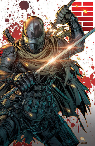 Cover for Snake Eyes: Deadgame (IDW, 2020 series) #1 [www.JonboyMeyers.com Retro Cover]