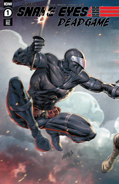 Cover for Snake Eyes: Deadgame (IDW, 2020 series) #1 [Torpedo Comics Cover A - Rob Liefeld & Jay David Ramos]