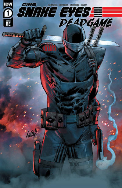 Cover for Snake Eyes: Deadgame (IDW, 2020 series) #1 [Rob Liefeld Creations Cover B - Rob Liefeld & Federico Blee]