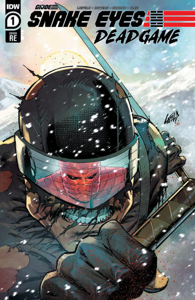 Cover for Snake Eyes: Deadgame (IDW, 2020 series) #1 [Rob Liefeld Creations Cover D - Rob Liefeld & Federico Blee]
