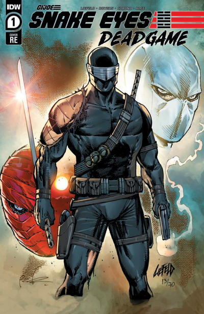 Cover for Snake Eyes: Deadgame (IDW, 2020 series) #1 [Rob Liefeld Creations Cover C - Rob Liefeld & Federico Blee]