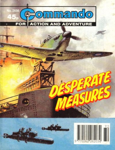 Cover for Commando (D.C. Thomson, 1961 series) #2698