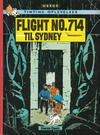 Cover for Tintins oplevelser (Carlsen, 1972 series) #16 - Flight No. 714 til Sydney [9. oplag]
