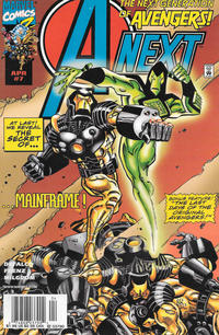Cover for A-Next (Marvel, 1998 series) #7 [Newsstand]