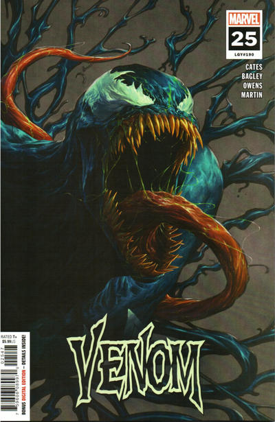 Cover for Venom (Marvel, 2018 series) #25 (190) [Second Printing - Dave Rapoza Cover]