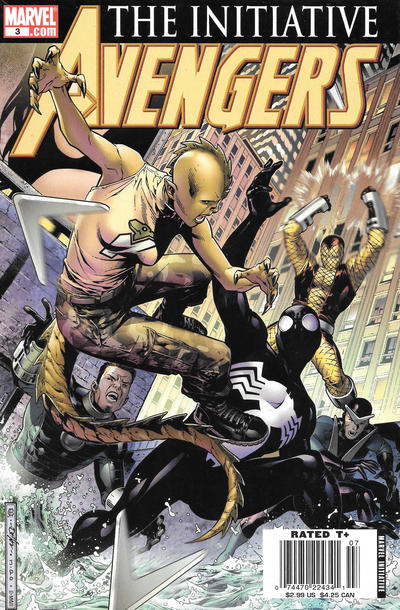 Cover for Avengers: The Initiative (Marvel, 2007 series) #3 [Newsstand]