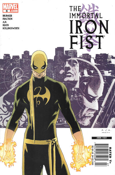 Cover for The Immortal Iron Fist (Marvel, 2007 series) #6 [Newsstand]