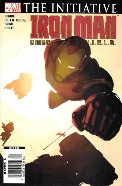 Cover for Iron Man (Marvel, 2005 series) #16 [Newsstand]