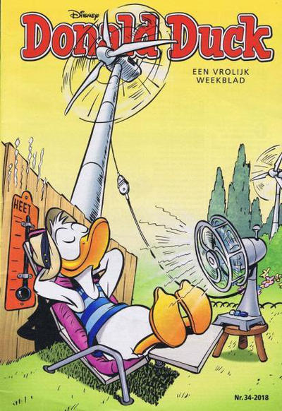 Cover for Donald Duck (Sanoma Uitgevers, 2002 series) #34/2018