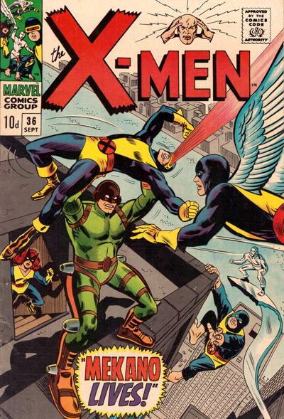 Cover for The X-Men (Marvel, 1963 series) #36 [British]