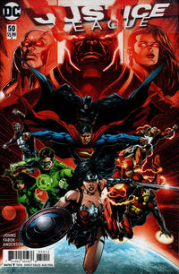 Cover Thumbnail for Justice League (DC, 2011 series) #50 [Second Printing]