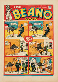 Cover Thumbnail for The Beano Comic (D.C. Thomson, 1938 series) #4