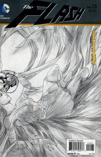 Cover Thumbnail for The Flash (DC, 2011 series) #12 [Francis Manapul Black & White Wraparound Cover]