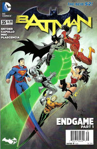 Cover for Batman (DC, 2011 series) #35 [Newsstand]