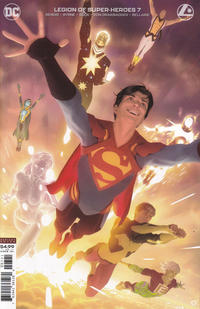 Cover for Legion of Super-Heroes (DC, 2020 series) #7 [Alex Garner Cardstock Cover]