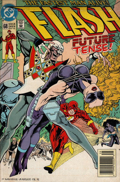 Cover for Flash (DC, 1987 series) #68 [Newsstand]
