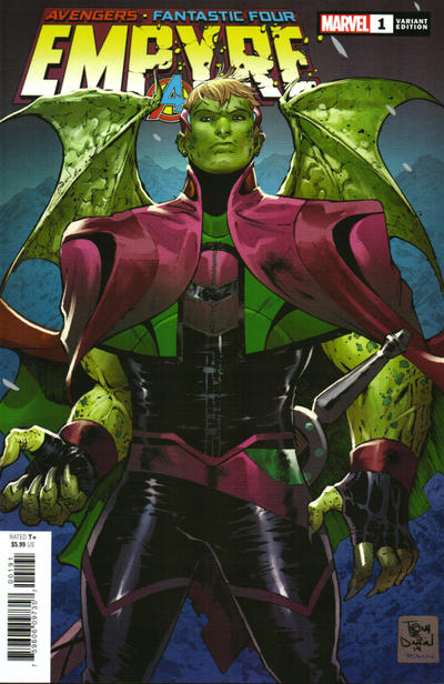 Cover for Empyre (Marvel, 2020 series) #1 [Tony S. Daniel 'Kree / Skrull' Cover]