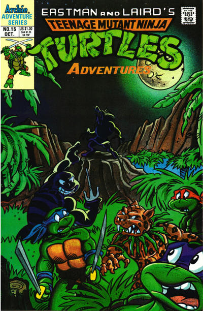 Cover for Teenage Mutant Ninja Turtles Adventures (Archie, 1989 series) #15 [Direct]