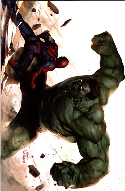 Cover for Immortal Hulk (Marvel, 2018 series) #18 [The Comic Mint Exclusive - InHyuk Lee Landscape Virgin Art]