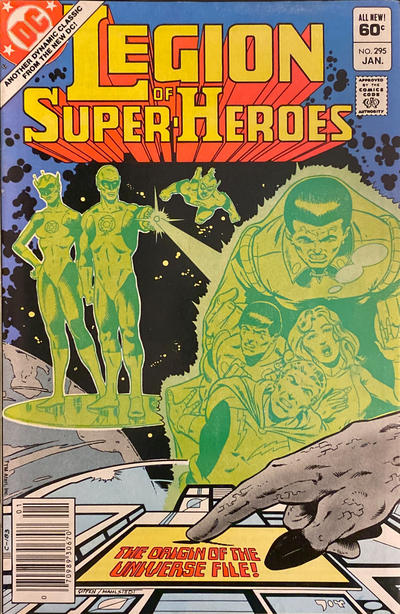 Cover for The Legion of Super-Heroes (DC, 1980 series) #295 [Newsstand]